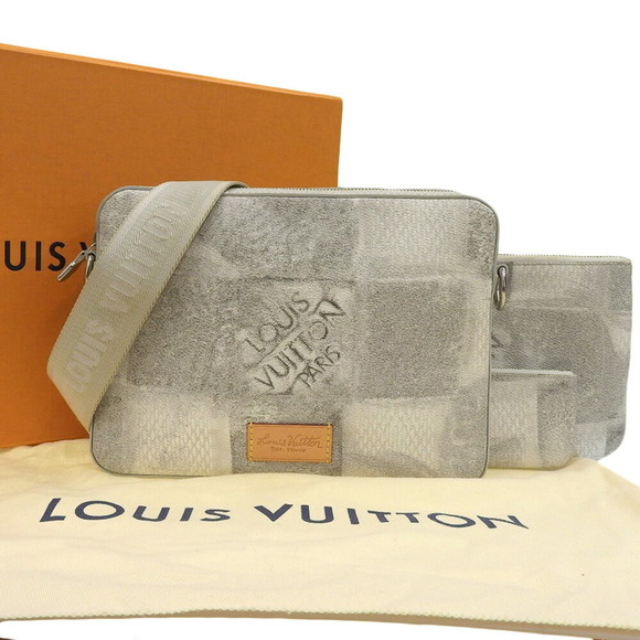 LOUIS VUITTON Gray Damier Shoulder Bag - Picture 1 of 8